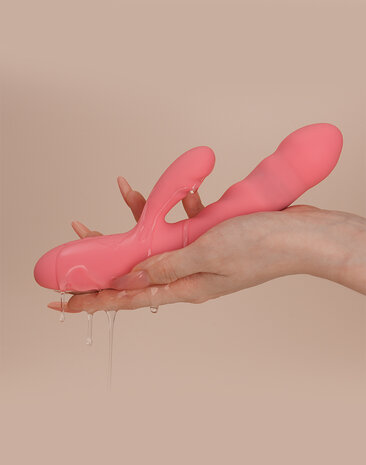 Svakom - Avery - Stotende Rabbit Vibrator - Strawberry Pink