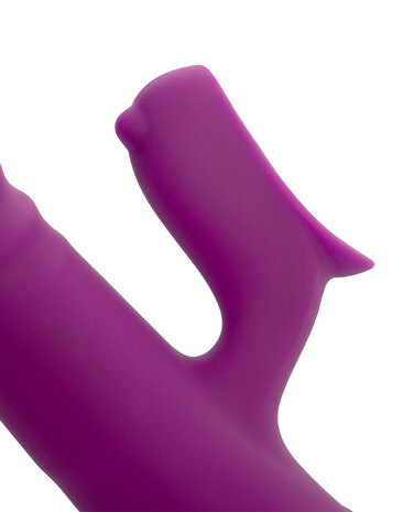 Rimba Toys - Stockholm - Stotende en Kloppende Rabbit Vibrator - Paars