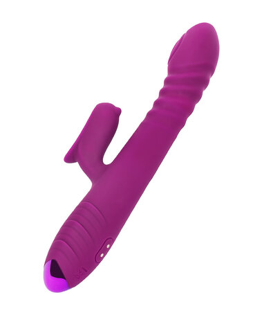 Rimba Toys - Stockholm - Stotende en Kloppende Rabbit Vibrator - Paars