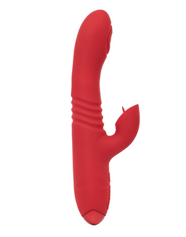 Rimba Toys - Gothenburg - Stotende en Kloppende Rabbit Vibrator - Rood