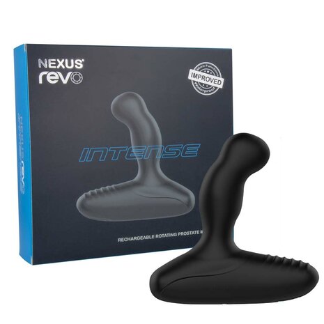 Nexus - Revo Intense - Vibrerende Roterende Prostaat Vibrator - Zwart