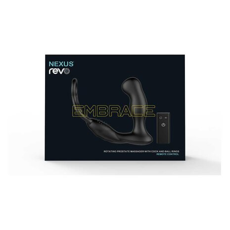 Nexus - Revo Embrace - Roterende Prostaat Massager - Zwart