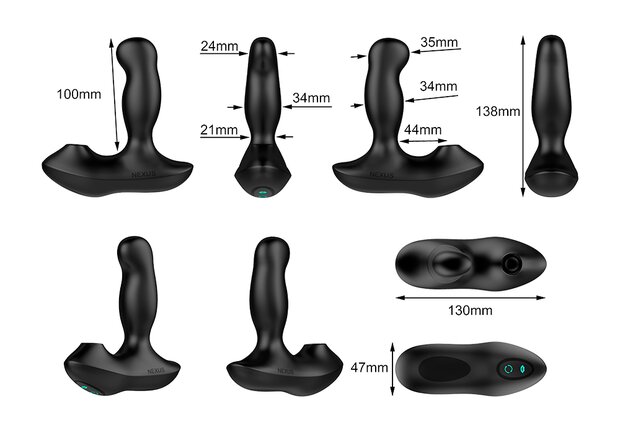 Nexus - Revo Air - Prostaat Vibrator met Luchtdruk Stimulatie