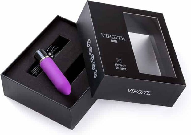 Virgite - Vibrerende en oplaadbare bullet vibrator V3 - paars