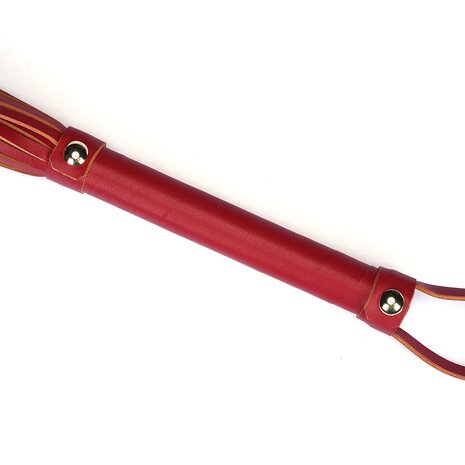 Liebe Seele - Crimson Desire - PU Lederen Flogger - Rood