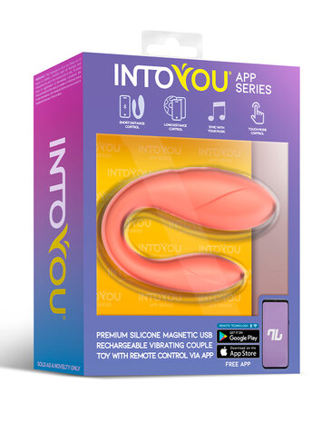 Intoyou - Partner Vibrator met App Control - Koraal