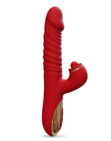 Intoyou - Ascen - Rabbit Vibrator - Stotende en Oscillerende Rabbit Vibrator met App Control - Rood