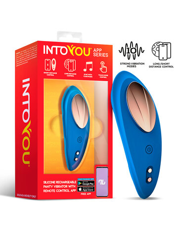 Intoyou - Panty Vibrator - Vibrerend Slipje - Met App Control - Blauw