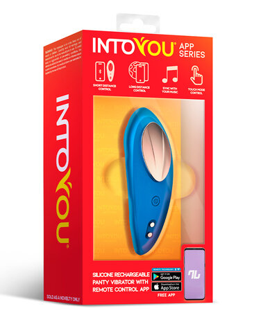 Intoyou - Panty Vibrator - Vibrerend Slipje - Met App Control - Blauw