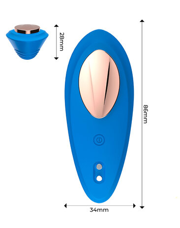 Intoyou - Panty Vibrator - Vibrerend Slipje - Met App Control - Blauw