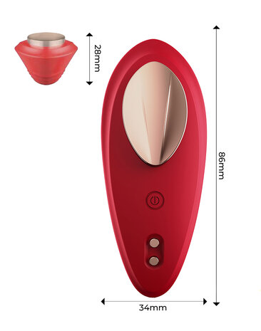 Intoyou - Panty Vibrator - Vibrerend Slipje - Met App Control - Rood