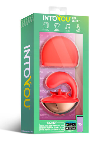 Intoyou - Rondy - Likkende Clitoris Vibrator - Met App Control - Rood