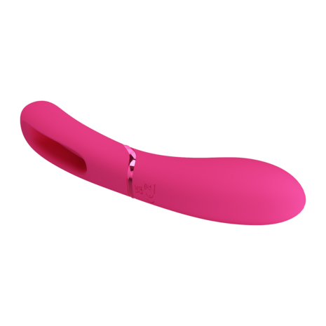 Pretty Love - Romance Lexie - Vibrator met Wiebelend Tongetje - Roze