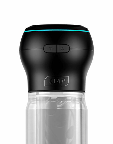 Kiiroo - Feel Pocket Stroker Crystal en Powerblow Combo - Zwart/Transparant