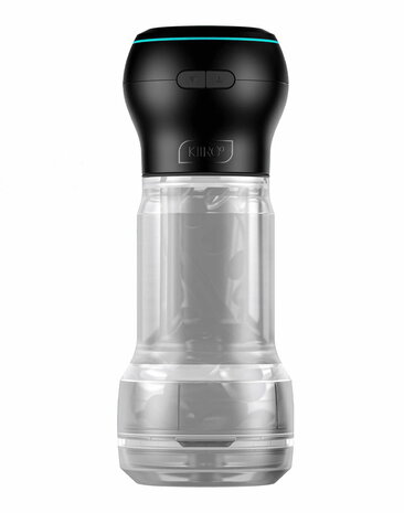 Kiiroo - Feel Pocket Stroker Crystal en Powerblow Combo - Zwart/Transparant