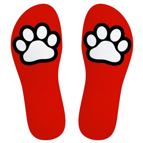 SneakXX - Sneaker Sokken PAW - Rood