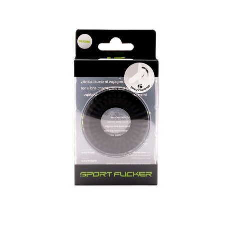 Sport Fucker - Nitro Ring - Siliconen Cockring of Ball Stretcher - Zwart