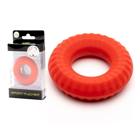 Sport Fucker - Nitro Ring - Siliconen Cockring of Ball Stretcher - Rood