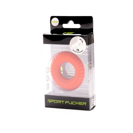 Sport Fucker - Nitro Ring - Siliconen Cockring of Ball Stretcher - Rood