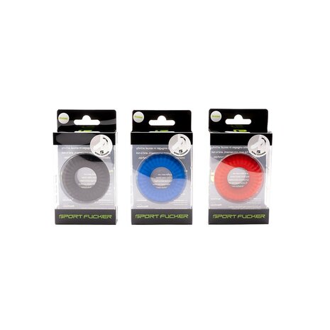 Sport Fucker - Nitro Ring - Siliconen Cockring of Ball Stretcher - Rood