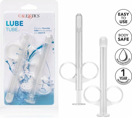 CalExotics - Lube Shooter - Lube Tube 2 Pcs - Douche Transparant