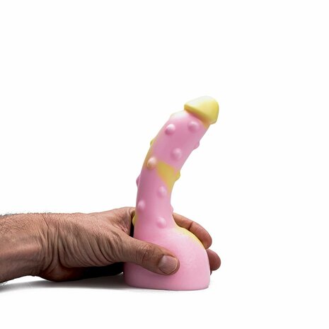 Kiotos Revolt - Dildo Fantasie - Pink Smash - Nr. 18 - Medium - 19 x 4,5 cm