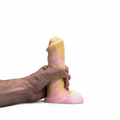 Kiotos Revolt - Dildo Fantasie - Pink Smash - Nr. 01 - Medium - 18 x 5,5 cm