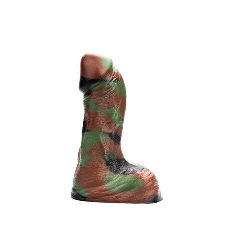 Kiotos Revolt - Dildo Fantasie - Green Army - 04 - Medium - 21 x 6,5 cm