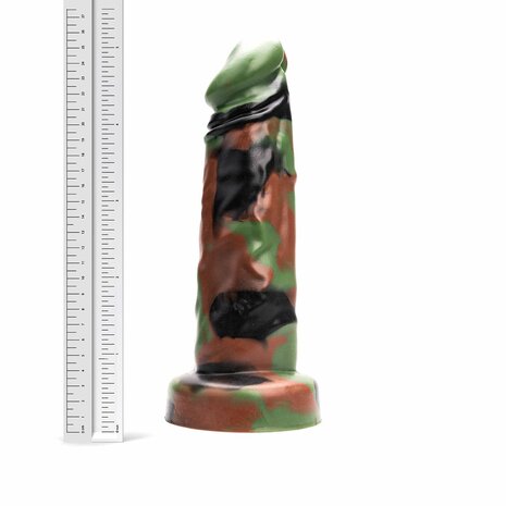 Kiotos Revolt - Dildo Fantasie - Green Army - Nr. 25 - 26 x 6,5 cm