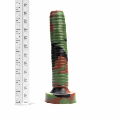 Kiotos Revolt - Dildo Fantasie - Green Army - Nr. 21 - 25,5 x 5,4 cm