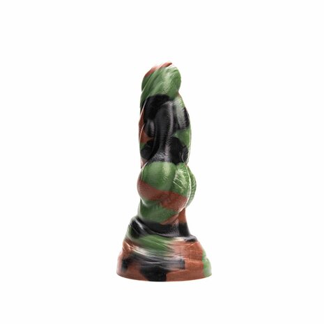 Kiotos Revolt - Dildo Fantasie - Green Army - Nr. 09 - Medium - 22 x 8 cm