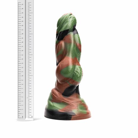 Kiotos Revolt - Dildo Fantasie - Green Army - Nr. 09 - Large - 25 x 9,5 cm