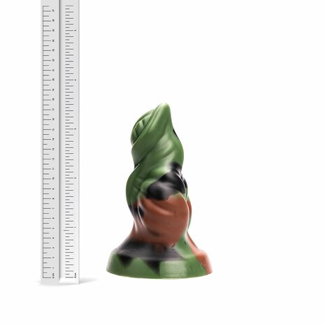 Kiotos Revolt - Dildo Fantasie - Green Army - Nr. 10 - Large - 17,5 x 9 cm