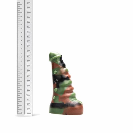 Kiotos Revolt - Dildo Fantasie - Green Army - Nr. 12 - 15 x 5 cm