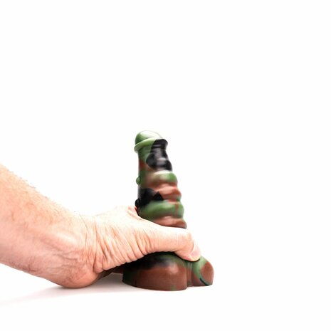 Kiotos Revolt - Dildo Fantasie - Green Army - Nr. 12 - 15 x 5 cm