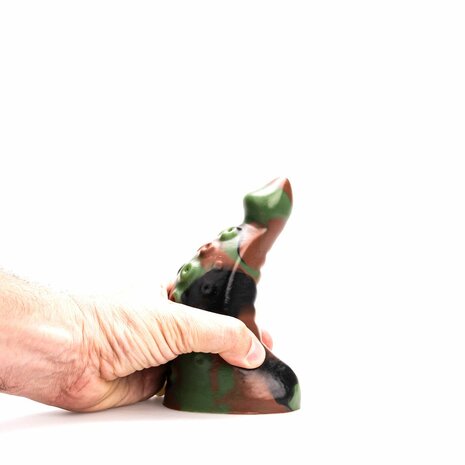 Kiotos Revolt - Dildo Fantasie - Green Army - Nr. 13 - 16 x 7,2 cm