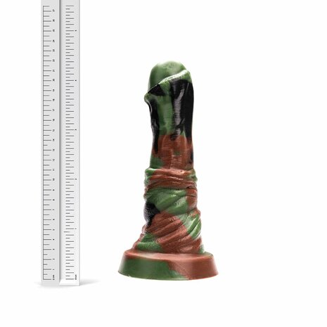 Kiotos Revolt - Dildo Fantasie - Green Army - Nr. 02 - Medium - 22,5 x 5,5 cm