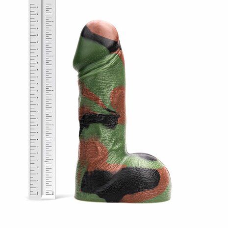 Kiotos Revolt - Dildo Fantasie - Green Army - 06 - Large - 25,5 x 7,5 cm