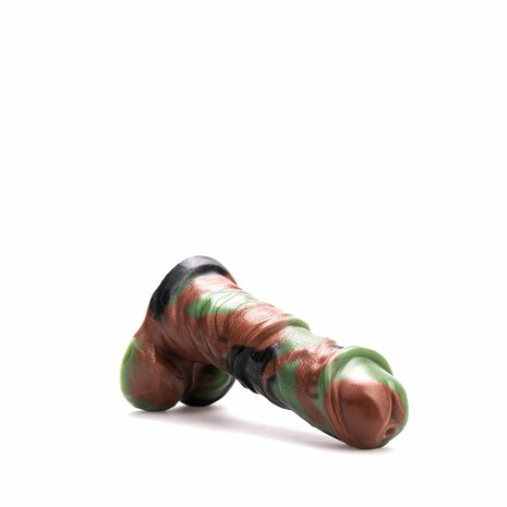 Kiotos Revolt - Dildo Fantasie - Green Army - 01 - Small - 16,5 x 5 cm