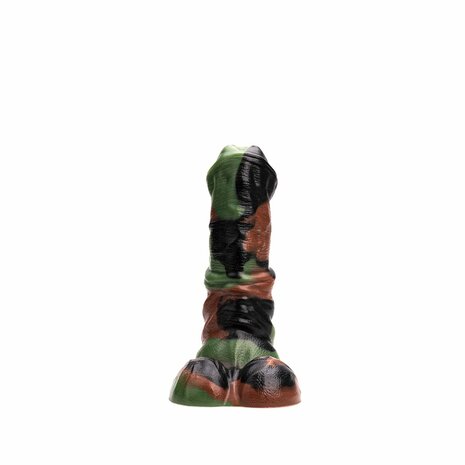 Kiotos Revolt - Dildo Fantasie - Green Army - Nr. 01 - Medium - 18 x 5,5 cm