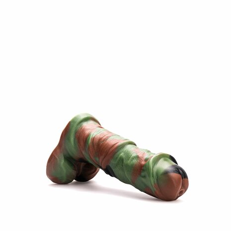 Kiotos Revolt - Dildo Fantasie - Green Army - 01 - Large - 20,5 x 5 cm