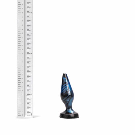 Kiotos Revolt - Buttplug  Fantasie - Blue Wave - Nr. 24 - Small - 10,5 x 3,5 cm