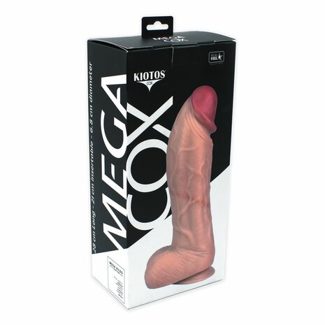 Kiotos Cox Mega Dildo Nr. 6 - 28 x 7,4 cm - Lichte Huidskleur