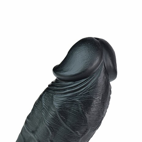 Kiotos Cox Mega Dildo Nr. 6 - 28 x 7,4 cm - Zwart