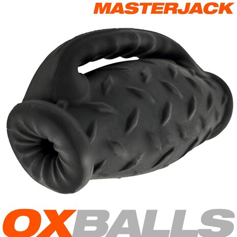 Oxballs - Masterjack - Masturbator Sleeve- Dubbelzijdig - Black Ice