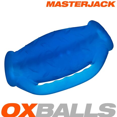 Oxballs - Masterjack - Masturbator Sleeve- Dubbelzijdig - Blue Ice