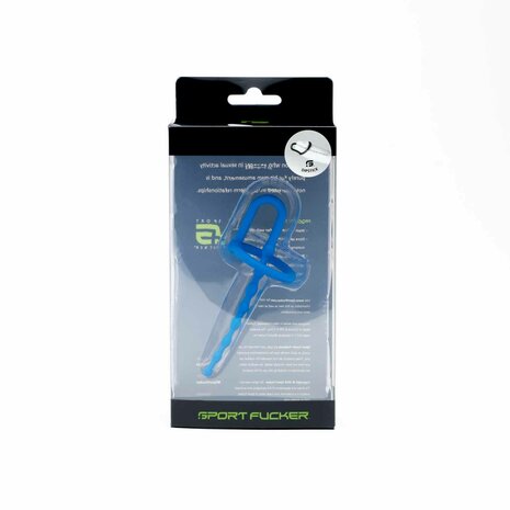 Sport Fucker - Siliconen Penis Plug - Dipstick - Blauw