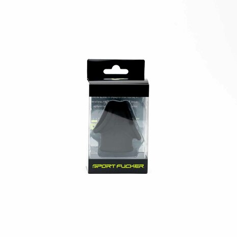 Sport Fucker - Siliconen Cock Tube - Cockring en Ballstretcher - Zwart