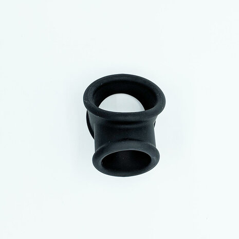 Sport Fucker - Siliconen Cock Tube - Cockring en Ballstretcher - Zwart