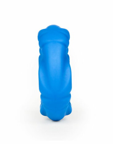 LoveToy - Pinnacle Pro - Ridge Bump Ball Stretcher Cockring - Blauw